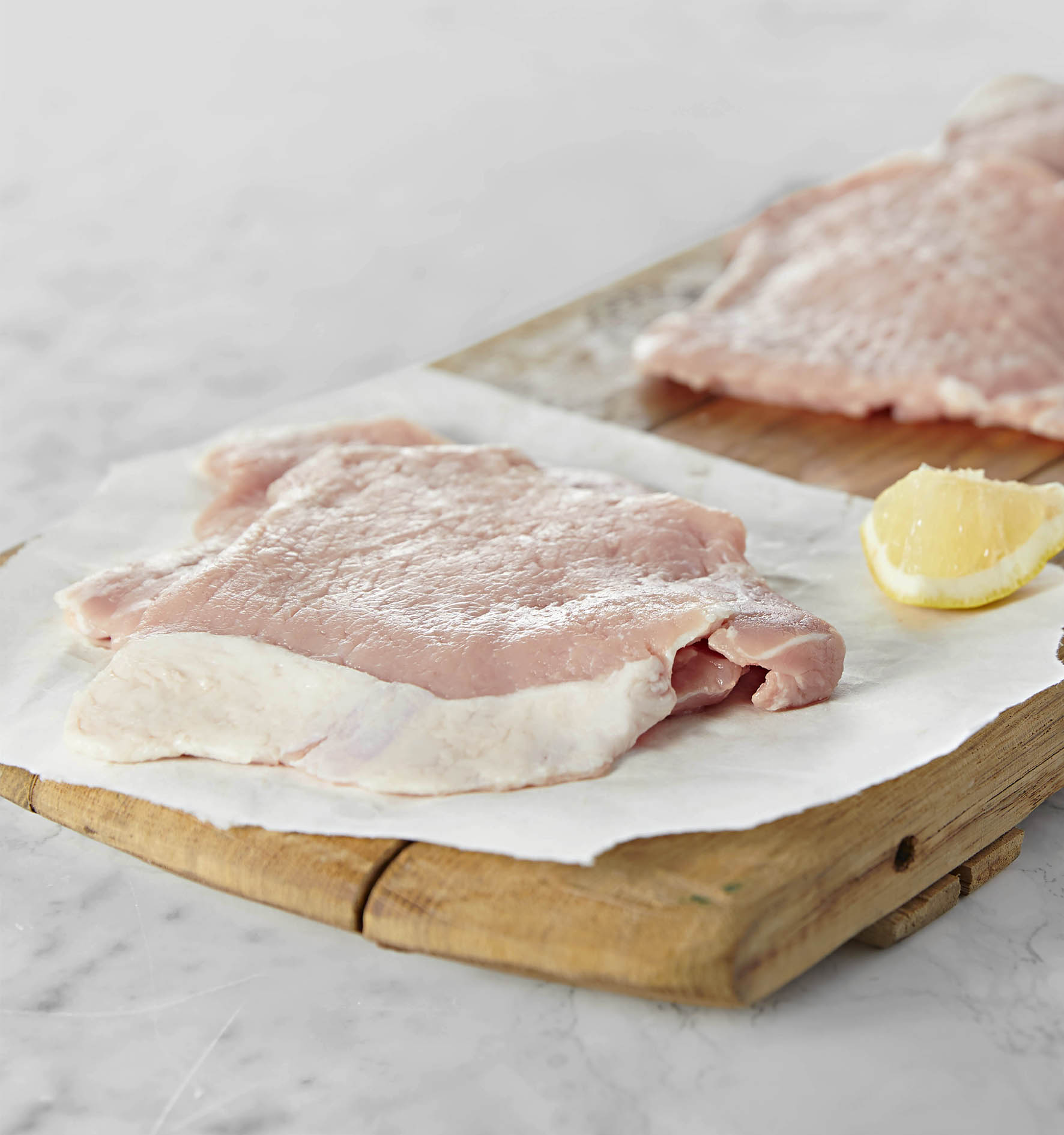 Fläskschnitzel 140g Opanerad Storpack EU